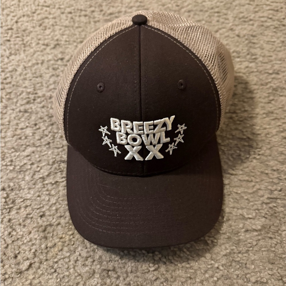 Breezy Bowl XX Black and Tan Trucker Cap